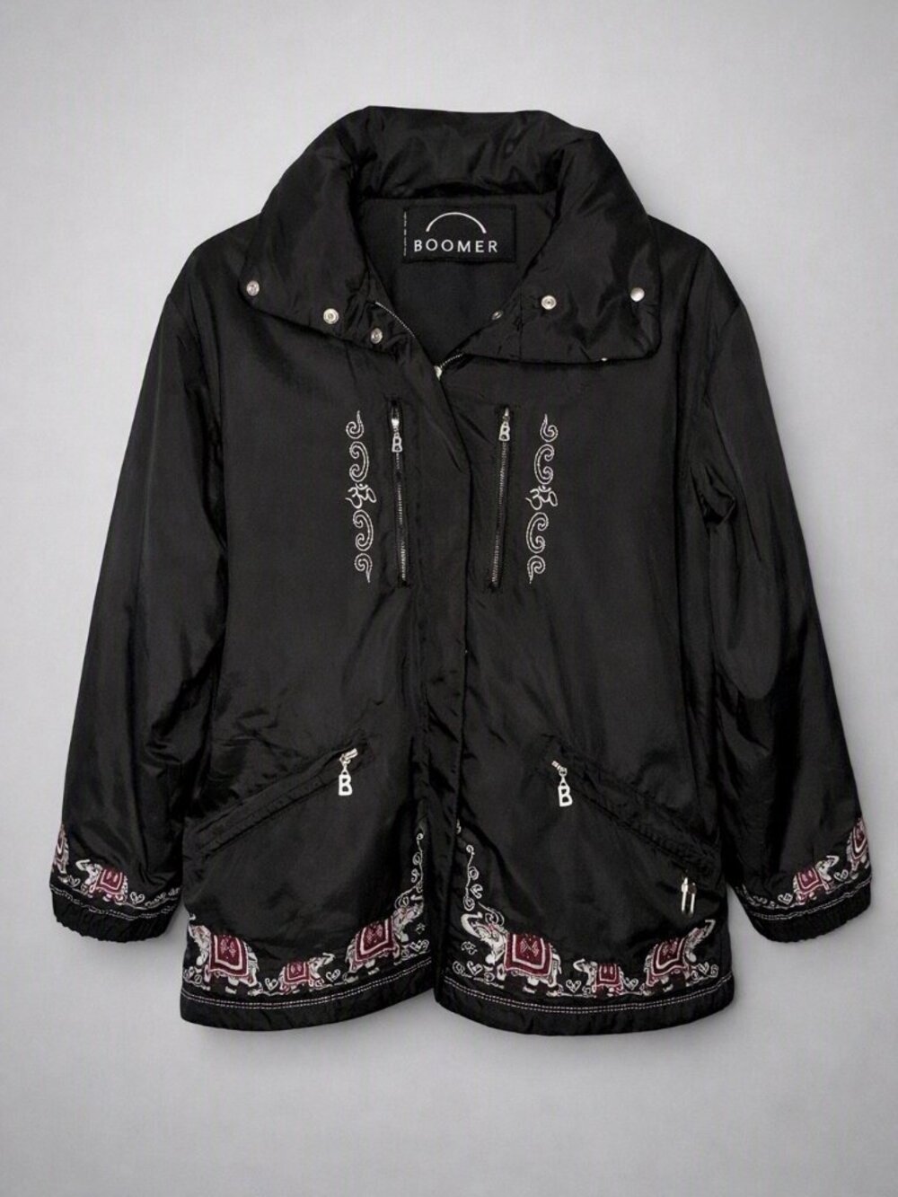 Bogner Vintage Embroidered Ski Jacket – Made in USA – Size 12